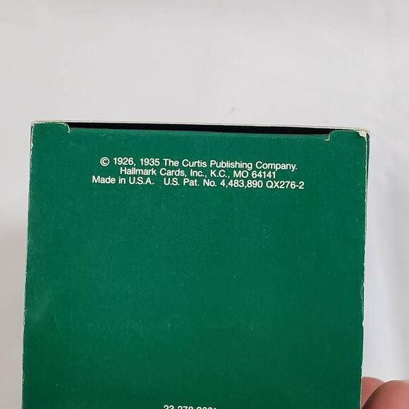 Hallmark Keepsake Ornament 1989 Norman Rockwell Santa Globe – Saturday Evening P - Picture 7 of 7